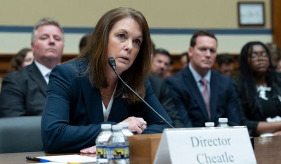Secret Service Director Kimberly Cheatle testifies during a House Oversight Committee hearing on Capitol Hill in Washington on Monday.