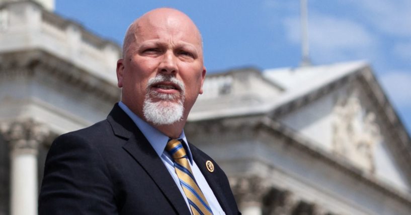 Rep. Chip Roy speaks during a news conference on the SAVE Act that would require Americans to provide proof of citizenship in order to vote in Washington, D.C., on May 8.