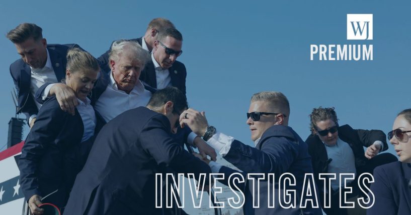 Republican presidential candidate former President Donald Trump is rushed offstage by U.S. Secret Service agents after being grazed by a bullet during a rally Saturday in Butler, Pennsylvania. Butler County district attorney Two others were injured and one audience member was killed in the shooting.