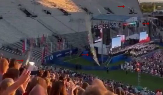 During a Fourth of July celebration in Provo, Utah, on Thursday, a battery of fireworks was accidentally shot into the crowd at the stadium.
