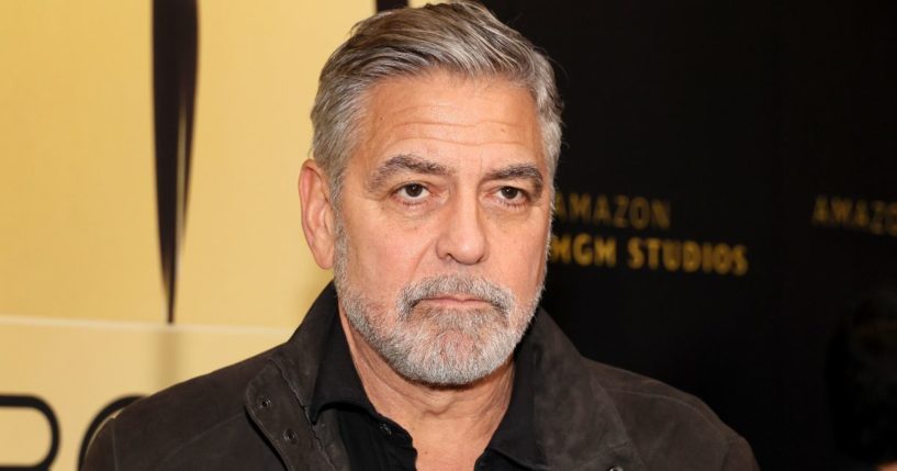 George Clooney attends "The Boys In The Boat" New York Screening in New York City on Dec. 13, 2023.