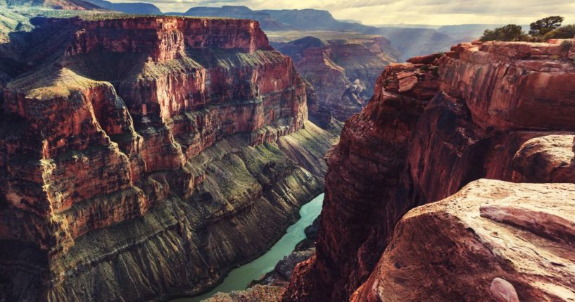 This image shows a view of Grand Canyon National park.