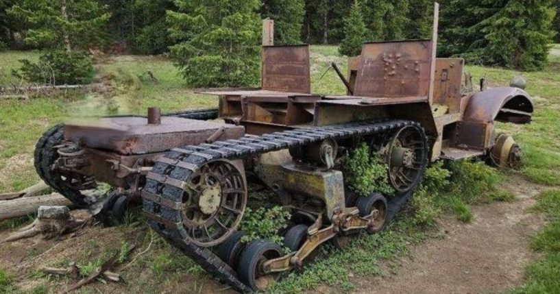 This historic half-track was stolen.