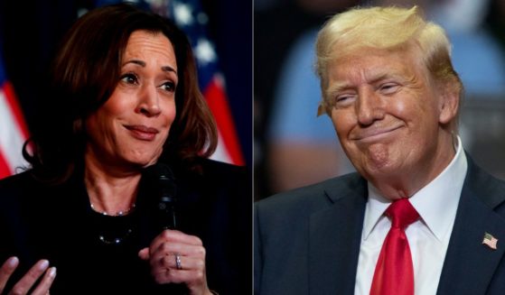 On Sunday, the campaign team for former President Donald Trump, right, released an ad attacking Vice President Kamala Harris, left, who is being considered as the Democratic Party nominee.