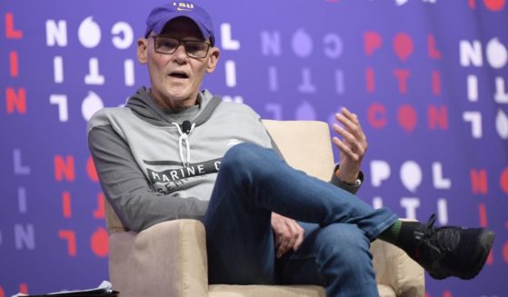 James Carville speaks onstage during the 2019 Politicon in Nashville, Tennessee, on Oct. 26, 2019.