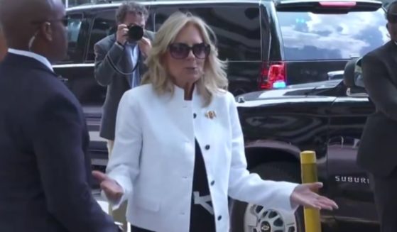 First lady Jill Biden was asked questions by reporters on Monday, but instead of answering any of them, she gave a lecture on how to talk to her then drove away.