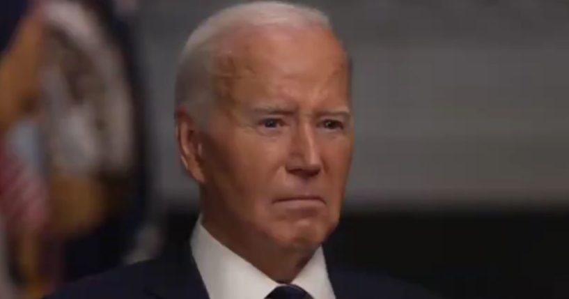 President Joe Biden attempted to defend his comments on former President Donald Trump in a Monday interview.