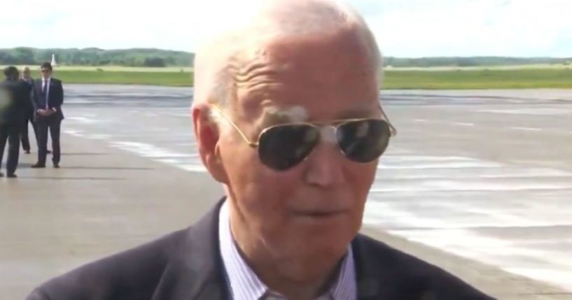 Before boarding Air Force One after a campaign event in Wisconsin on Friday, President Joe Biden agreed to debate former President Donald Trump, again.