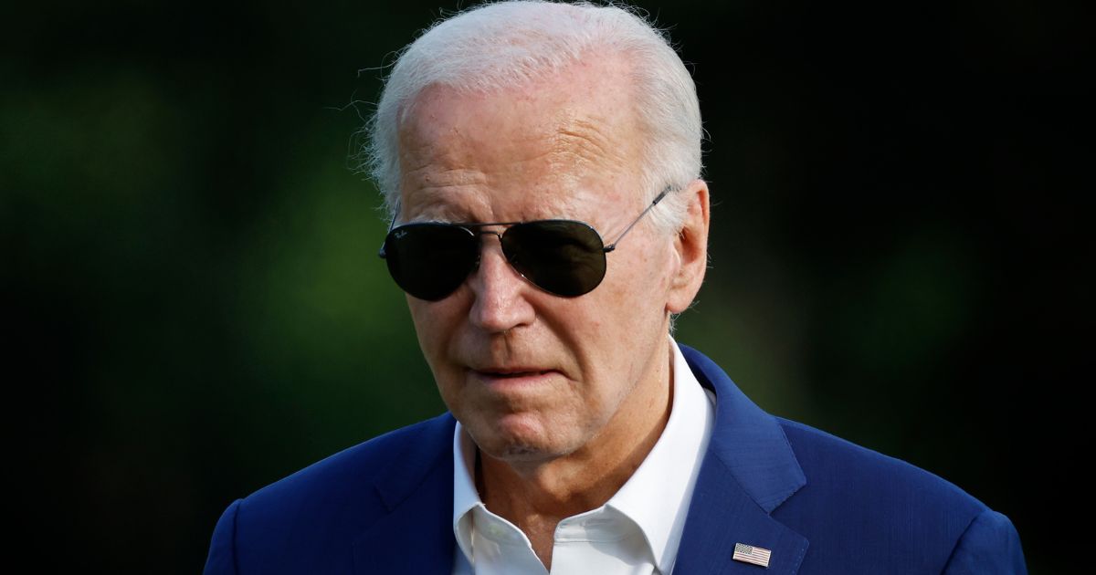 President Joe Biden returns to the White House in Washington, D.C., on Sunday.