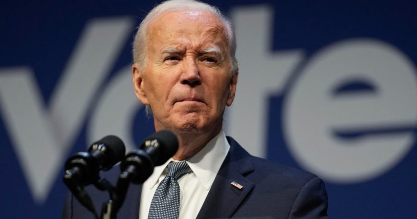 President Joe Biden speaks at the Vote To Live Prosperity Summit in Las Vegas, Nevada, on Tuesday.