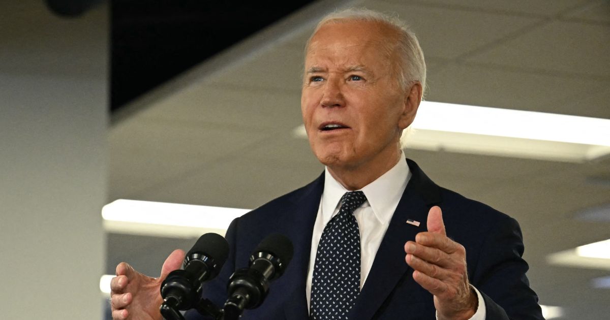 President Joe Biden speaks at the D.C. Emergency Operations Center in Washington on Tuesday.