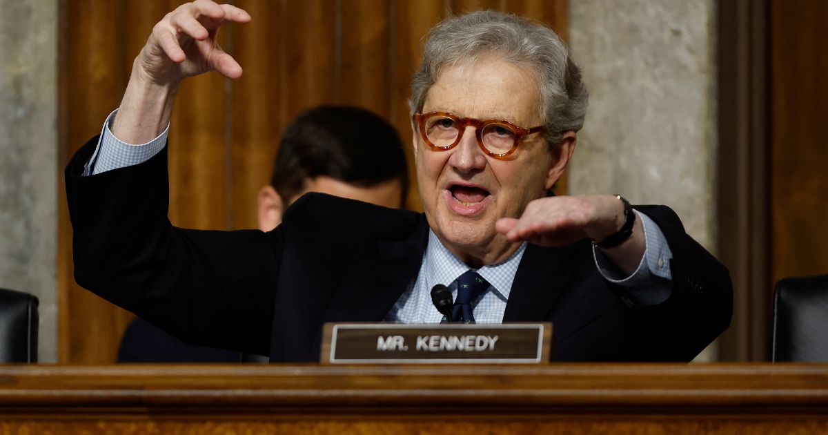 Sen. John Kennedy questions FBI Assistant Director Paul Abbate during a joint hearing of the Senate Judiciary and Homeland Security and Government Affairs committees in Washington, D.C., on Tuesday.