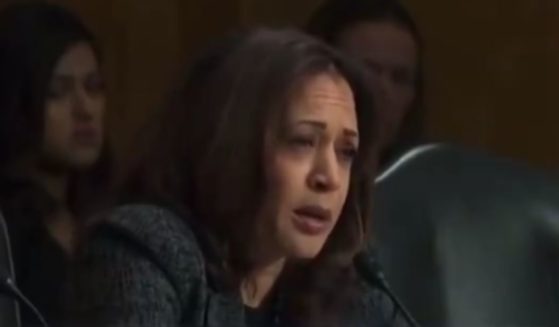 In a clip from 2018, then-Sen. Kamala Harris compared U.S. Immigration and Customs Enforcement with the KKK.