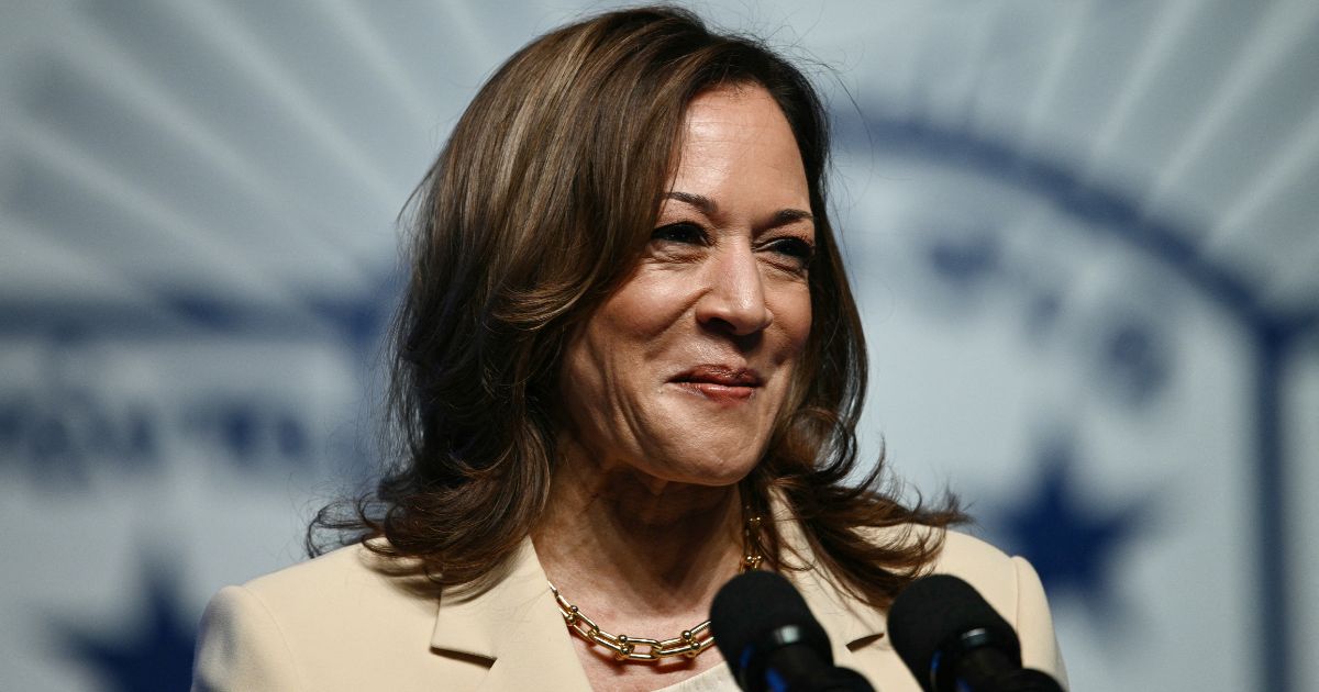 Vice President Kamala Harris delivers the keynote speech at Zeta Phi Beta Sorority, Inc.'s event in Indianapolis, Indiana, on Wednesday.