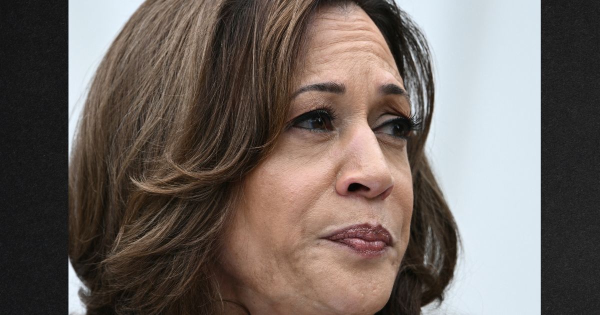 Vice President Kamala Harris is seen speaking Monday during an event at the White House in Washington, D.C.