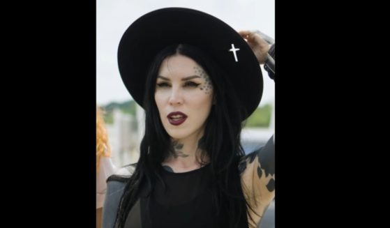 In a recent Instagram video, Kat Von D's blacked out tattoos can be seen.