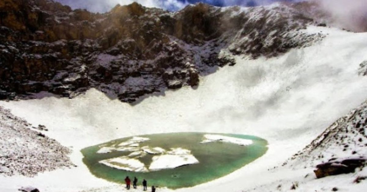 Roopkund Lake, a remote lake in the Himalayas, became famous after 500 skeletons were discovered in the lake, with up to 400 more believed to be in the general area.
