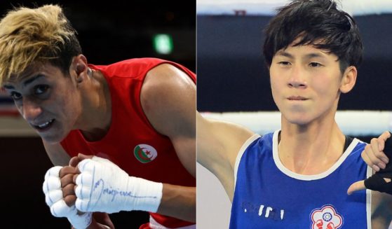 Boxers Imane Khelif of Algeria, left, and Lin Yu-Ting of Taiwan, right, are competing in women's boxing at the 2024 Olympic Games, after both athletes failed gender tests at the world championships and were banned from competing against women.