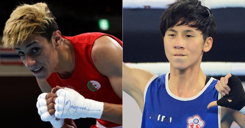 Boxers Imane Khelif of Algeria, left, and Lin Yu-Ting of Taiwan, right, are competing in women's boxing at the 2024 Olympic Games, after both athletes failed gender tests at the world championships and were banned from competing against women.