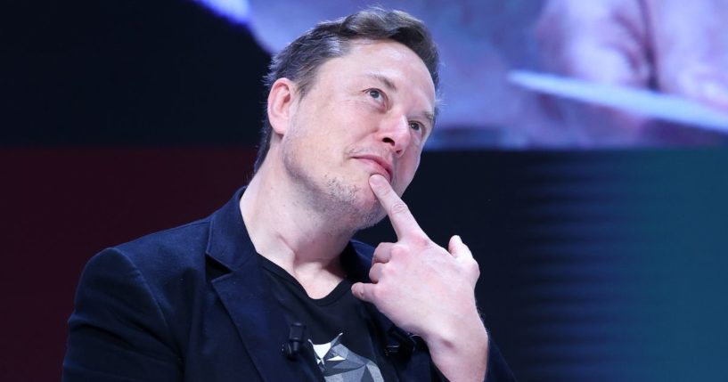 Elon Musk attends the Cannes Lions International Festival Of Creativity in Cannes, France, on June 19.