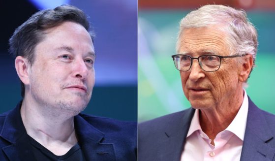 Tesla CEO Elon Musk, left, warned Bill Gates, right, and others who are shorting Tesla stock that they are going to be "obliterated."