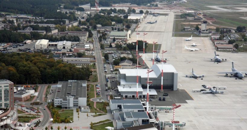 Ramstein Air Base in Germany is seen Oct. 5, 2009.