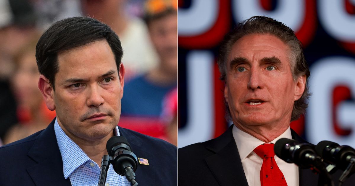 Sen. Marco Rubio, left, and North Dakota Gov. Doug Burgum, right, were on the shortlist to be former President Donald Trump's vice president, but Sen. JD Vance was chosen on Monday.