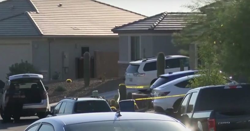 This YouTube screen shot shows a scene from a segment on KPHO-TV, where the network covered a hot car death near Tucson, Arizona.