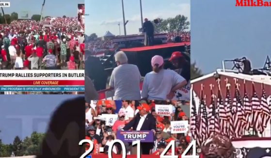 A video posted to X purported to show the timeline of the attempted assassination of former President Donald Trump from six different cameras.