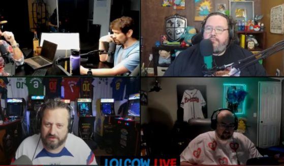 A YouTube star known as Boogie2988, top right, was grilled on "LolcowLive" by hosts and a guest who questioned whether he really has cancer, as he has claimed for two years.