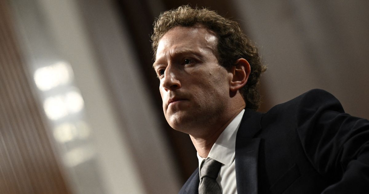 Meta CEO Mark Zuckerberg testifies during a Senate Judiciary Committee hearing in Washington on Jan. 31.