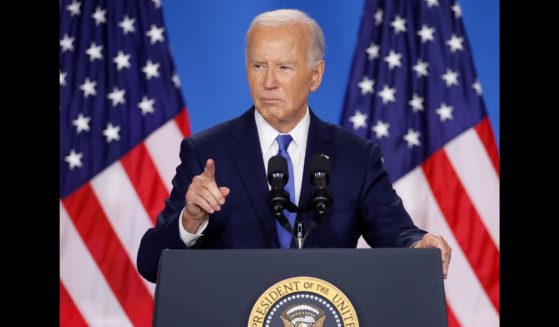 U.S. President Joe Biden holds news conference at the 2024 NATO Summit on July 11, 2024 in Washington, DC.