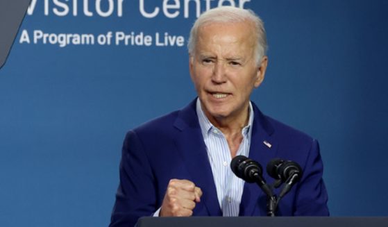 President Joe Biden speaks onstage Friday at the Grand Opening Ceremony for the Stonewall National Monument Visitor Center hosted by the activist group Pride Live at the Stonewall National Monument Visitor Center in New York City.