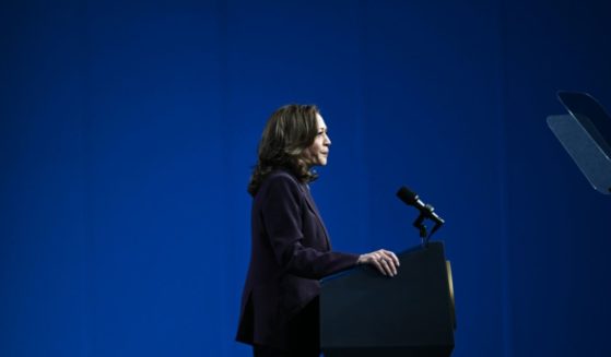 US Vice President Kamala Harris delivers the keynote speech at the American Federation of Teachers' 88th National Convention in Houston, Texas, on July 25, 2024.