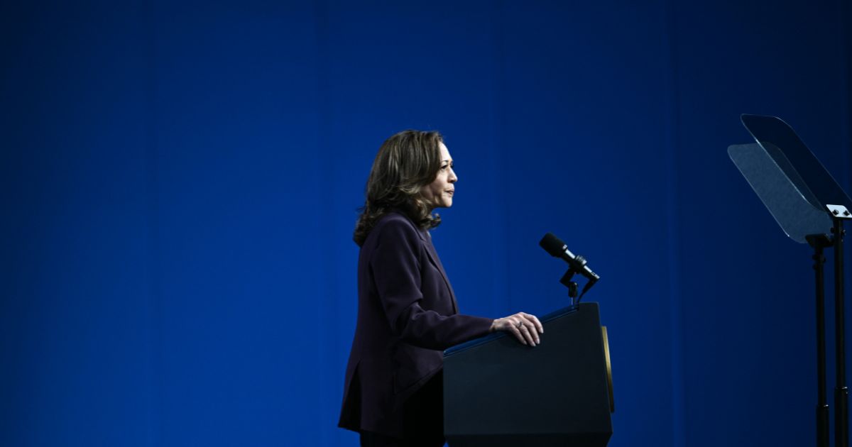 US Vice President Kamala Harris delivers the keynote speech at the American Federation of Teachers' 88th National Convention in Houston, Texas, on July 25, 2024.