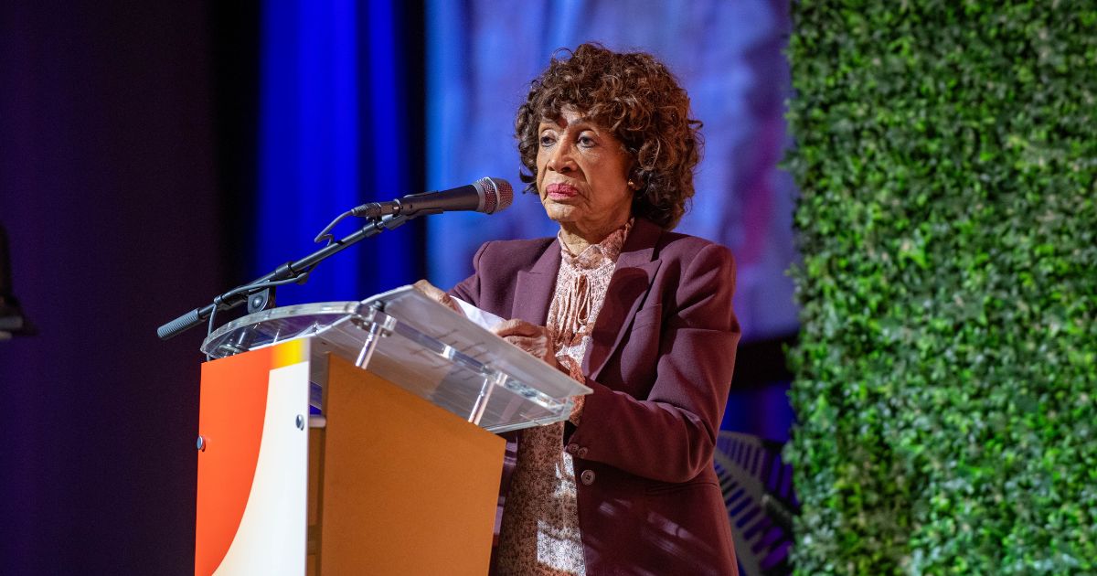 Rep. Maxine Waters (D-CA) speaks during the Financial Services Braintrust panel at the Congressional Black Caucus Foundation Annual Legislative Conference on September 21, 2023 in Washington, DC.