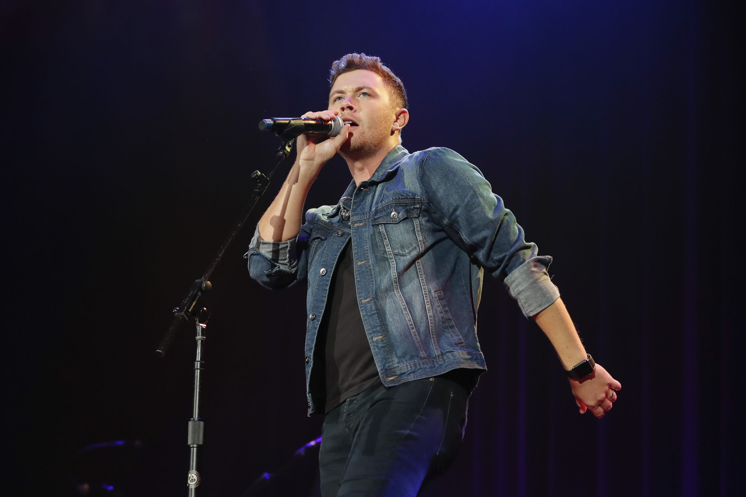 Scotty McCreery performs at the 2018 Nashville Songwriter Awards at Ryman Auditorium, September 19, 2018, in Nashville, Tennessee.