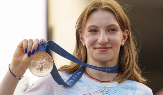 Romanian gymnast Ana Barbosu poses with the bronze medal for her women's artistic gymnastics individual floor performance at the Paris 2024 Olympics, after receiving it during a ceremony at the Romanian Olympic and Sports Committee, in Bucharest, Romania on Friday. American gymnast Jordan Chiles called an arbitration panel's decision that dropped her out of the bronze medal position in the floor exercise at the Paris Olympics "unjust" and a "significant blow" in a message posted on social media Thursday.