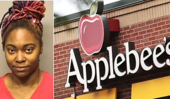 An Applebee's customer ended up in an Indiana jail after a disagreement over the restaurant's "all you can eat" policy.