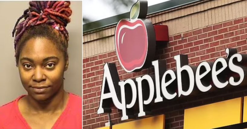 An Applebee's customer ended up in an Indiana jail after a disagreement over the restaurant's "all you can eat" policy.