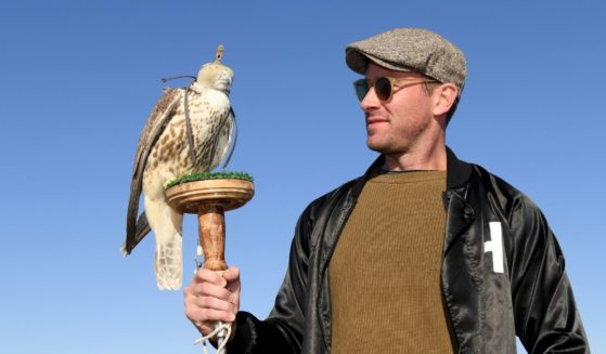 Armie Hammer attends the "Sounds Of The Sands" Desert Trip during the MDL Beast Festival on December 20, 2019, in Riyadh, Saudi Arabia.