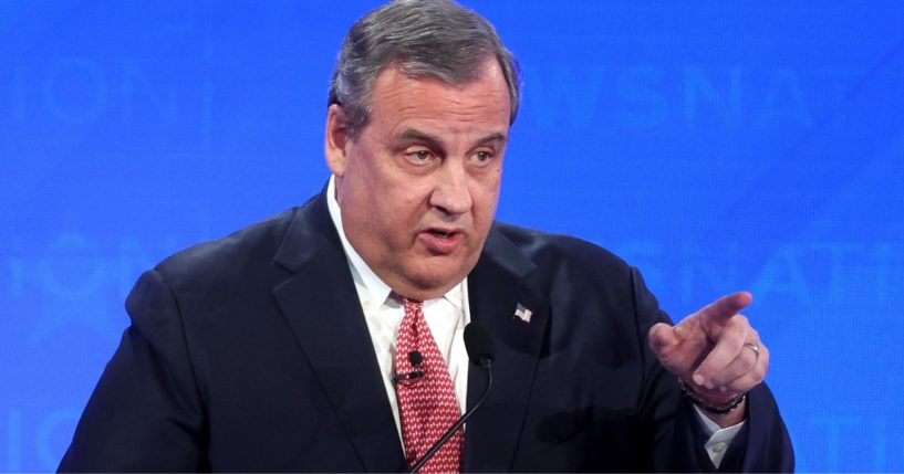 Former New Jersey Gov. Chris Christie participates in the NewsNation Republican Presidential Primary Debate in Tuscaloosa, Alabama, on Dec. 6, 2023.