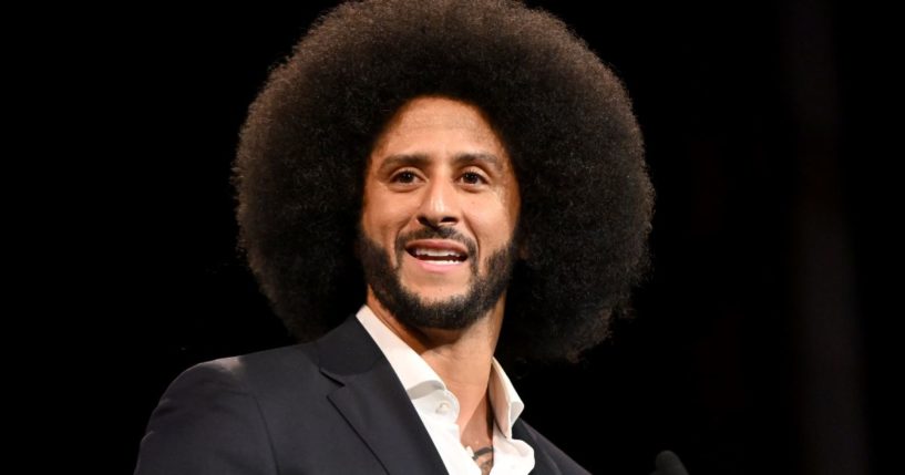 Colin Kaepernick speaks onstage during The Gordon Parks Foundation's Annual Awards Dinner And Auction Celebrating The Arts & Social Justice in New York City on May 21.