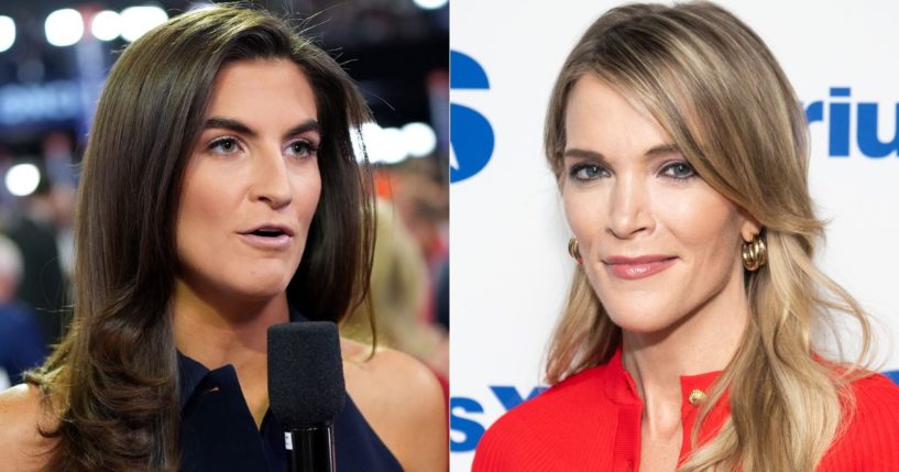 On the Aug. 27 episode of "The Megyn Kelly Show," host Megyn Kelly, right, criticized CNN's Kaitlan Collins, left.