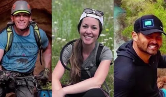 David Bell, left, Jeannine Skinner, center, and Peter On, right, died on Friday while hiking in the Seven Teacups area of California. (KSL News / YouTube screen shot)