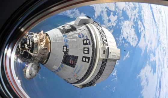 Boeing's Starliner spacecraft is docked to the Harmony module's forward port at the International Space Station on Saturday.