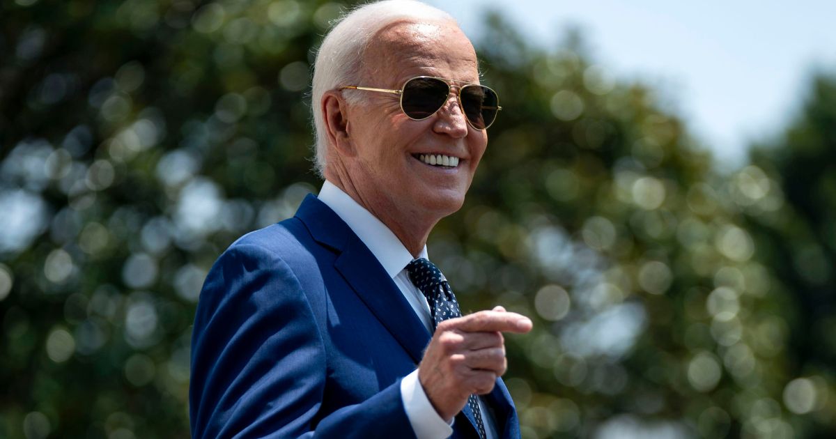 President Joe Biden departs the White House in Washington, D.C., on July 29.