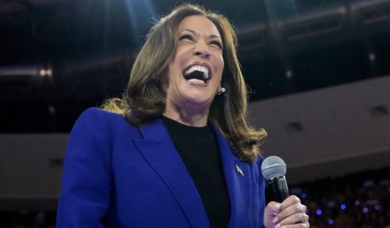 Vice President Kamala Harris speaks at the Fiserv Forum during a campaign rally in Milwaukee, Wisconsin, on Tuesday.