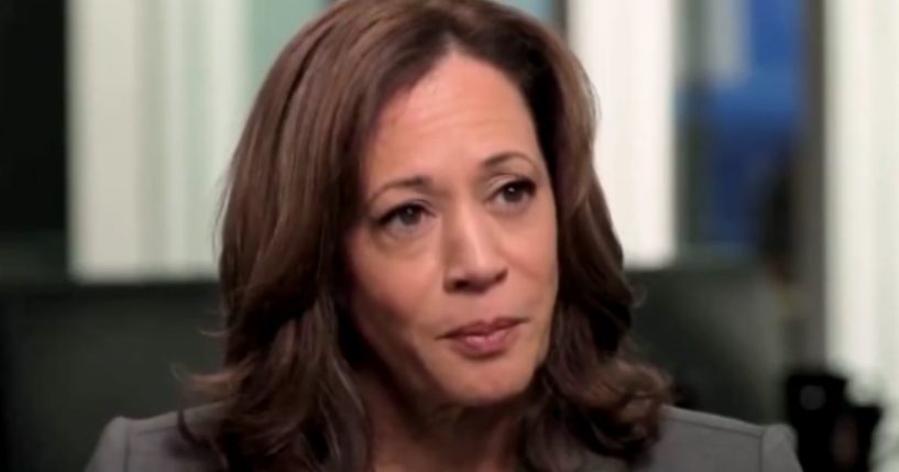 In her interview with CNN on Thursday, Vice President Kamala Harris' interview blamed Donald Trump for the country's issues with illegal immigration.