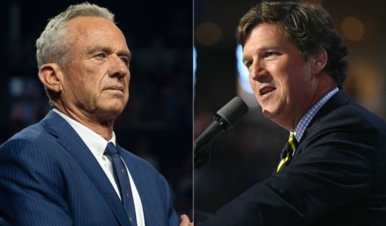 In an interview with Tucker Carlson, right, Robert Kennedy Jr., left, explained why former President Trump didn't release the JFK Files during his time in office.